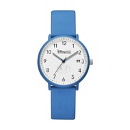 นาฬิกาดิสนีย์ของแท้100% (33.5มม.)นาฬิกานาฬิกาควอตซ์กันน้ำรุ่นครบรอบ100th เด็กชาย MK-11621ของขวัญวันเกิด