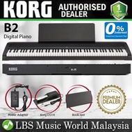 Korg B2 88 Key Smart Digital Piano with Natural Hammer Action Keyboard Black (B-2 B 2)