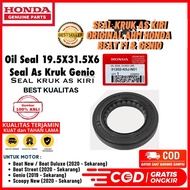 SEAL KRUK AS Kiri OIL SEAL SIL 19.5X31.5X6 SCOOPY K2F BEAT K1A NEW LED GENIO K0J 91202-K0J-N01