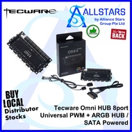 (ALLSTARS : We Are Back Promo) Tecware Omni HUB 8port Universal PWM + ARGB HUB / SATA Powered (TWAC-OMHUB) (Warranty 1ye