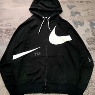 Zip Hoodie Nike big swoosh spellout