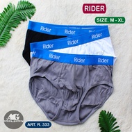 [3 Pcs] rider sport Underwear R333B | R 333 B | CD Rider sport biru