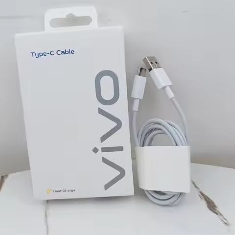 66W 44W 33W USB A To Type C FlashCharge Cable For Vivo Y300i Y200i X90 X80 X70 X60 Pro 4A 100CM Fast
