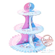 Baby Boy or Baby Girl cake Stand/3-Tier Cupcake Stand/cake standing