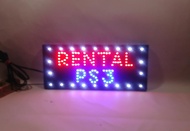 tulisan lampu led / led sign rental ps3 new
