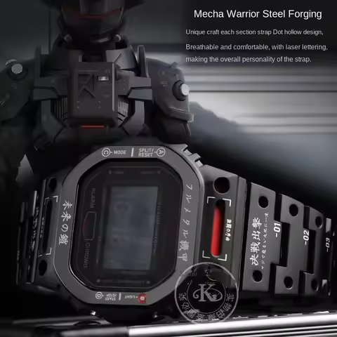 Mech Style Stainless Steel Mod kit For Casio G-SHOCK DW5600 GMW-B5000 GW-B5600 GWB5600 Mech Watch Ca