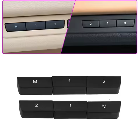 For BMW F02 F07 F18 7 5 5GT Series Car Seat Memory Button Cap M 1 2 Switch Button Driver Side Key Au
