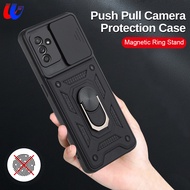 SGP Hybrid for Samsung Galaxy A14 5G case Slide Camera Ring Car Holder Case for Samsung A14 5G a04s 