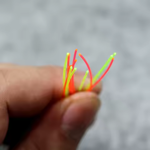 50cm Fiber Optic Bow Sight Fiber Red Green Orange Yellow 0.5mm 0.75mm Slingshot or Compound Bow Sigh