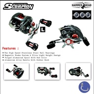 Reel BC Hammerhead SCORPION 10+1BB Ratio 6.3:1