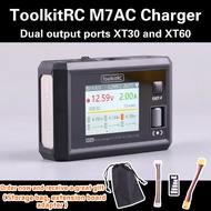 NEW ToolkitRC M7AC AC 100W / DC 300W Input XT60 XT30 Output 2-6S Lipo Battery Balance Charger for Mo