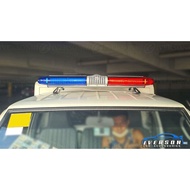 Red and Blue Ambulance Blinker With Siren
