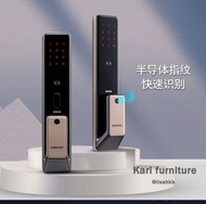 Kari-F63新品三星指紋鎖智能鎖全自動電子鎖P50家用防盜全自動家用智能