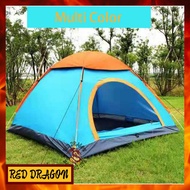 2/6 Person Camping Tent Waterproof Automatic Outdoor Hiking Double Layer Instant Camping Family Tent