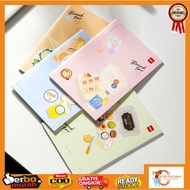 Little Mall DELI WRITING BOOK NOTEBOOK SCHOOL NOTEBOOK A5/B5 DELI SUTURE NOTEBOOK A5 40 SHEETS CASH 