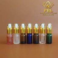 5ml Thick Glass Pipette Bottle Serum Bottle/ - Liquid Vitamin - 5ml Essential Oil Glass Bottle/ 5ml 