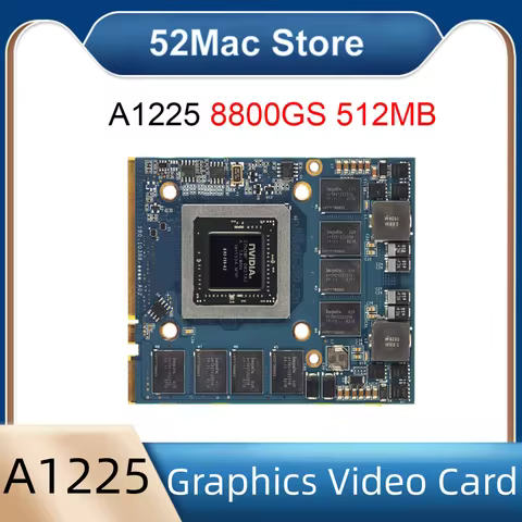 Used for NVIDIA GeForce 8800GS 8800 GS Graphics Video Card 512MB for Apple iMac 24" A1225 VGA Card 6