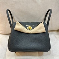 門市現貨Hermes Lindy26黑金 K&Wstamp