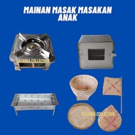 Children's Cooking Toys Set Of 4-C Children's Mini Stove Can Turn On