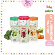 Baby Natura Organic Riceberry Puffs 40g 8 Months+Baby Food Baby Food Keropok Gulten Free Organic Bis