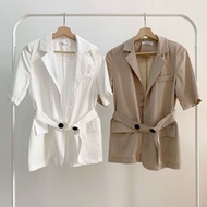 Linen blazer / Women's blazer / Women's Tops / basic blaze