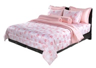 SANTAS ชุดเครื่องนอน ดีไซน์ SWEET PEA  ชุด 6 ชิ้น ทอ 350 เส้นด้าย COTTON USA เส้นใยฝ้ายบริสุทธิ์ 100