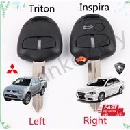 Proton Inspira / Mitsubishi Triton Lancer 2/3 Button remote key casing case Shel Kunci Triton Lancer