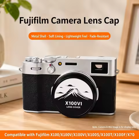 Durable Aluminum Alloy Lens Cap Anti‑Scratch Protective Cover for Fujifilm X100V X100VI X100T X100F 