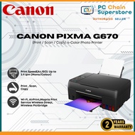 Canon Pixma G670 Wireless All in One (Print / Scan / Copy) 6-Color Photo Printer