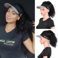 Rambut palsu topi untuk wanita, rambut palsu topi besbol, rambut palsu wanita, rambut pendek kerinti