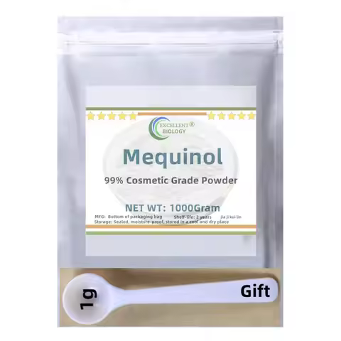 AliExpress hot selling factory custom packaging cosmetic grade 99% Mequinol for skin whitening Cas 1