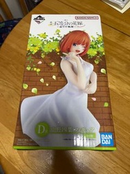 現貨）全新一番賞D賞 五等分花嫁 巡之軌跡 中野四 葉