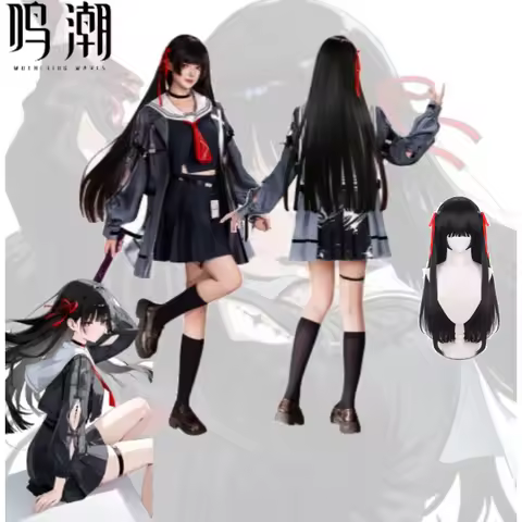 Startorch Academy Student Chisa Cosplay Costume Wuthering Waves Anime JK Uniform Outfit Full Set for