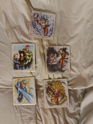💥留意內文💥 七龍珠 DragonBall Z 龍珠 超 色紙 身勝手 自在極意功 銀髮 燙金 1張 巴達克 人造人 16號 17號 18號 杜拉格斯 悟空 超級撒亞人 超3 普通色紙 4張 共5張