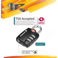LUGGAGE LOCK-TSA ACCEPTED, 3 DIGIT RESETTABLE COMBINATION LOCK