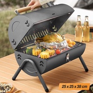 Winar Portable BBQ Grill Folding Stainless Steel Outdoor Charcoal Grill - K-707