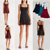 Abound Tie Back Satin Mini Dress