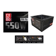 POWER SUPPLY INDIGO 550WATT PLUS KABEL 6 PIN UNTUK POWER VGA CARD
