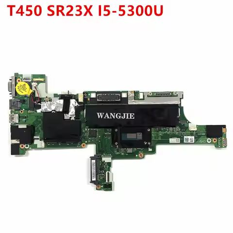 Laptop Motherboard For Lenovo Thinkpad T450 SR23X I5-5300U Notebook Mainboard AIVL0 NM-A251 00HN525 