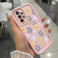 Case For Samsung A13 4G A13 Lite A13 5G A04s Beautiful Three-Color Garden Phone Silicone Shockproof