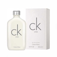 Calvin Klein CK One EDT 100ml Unisex Perfume, Fresh Citrus Green Scent, Daily Casual Fragrance for M