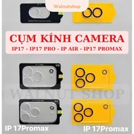 Camera lens assembly for iPhone 17 Series (IP17 – IP17 Pro – IP Air – IP17 Pro Max) - clear camera l
