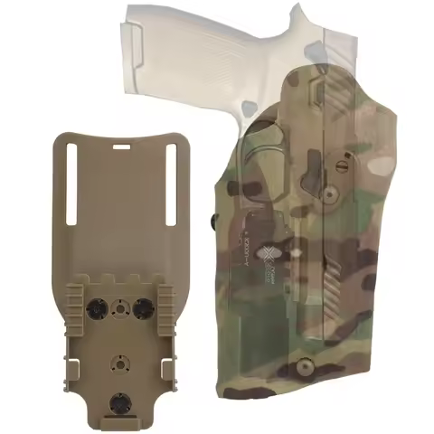 X300U-A Flashlight SIG Sauer P320 M17 M18 Pistol Holster Airsoft Case with Belt Drop Leg Platoform Q
