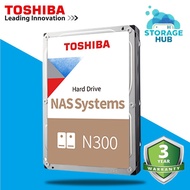 Toshiba N300 NAS 4TB/ 6TB / 8TB / 10TB / 12TB / 14TB / 16TB Internal PC Hard Disk Drive HDD for Clou