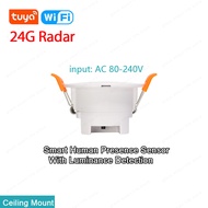 【Exclusive Limited Edition】 Zigbee Human Presence Sensor Tuya Wifi Mmwave Radar Smart Home Security