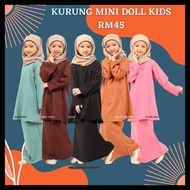 [ BAJU RAYA 2022] KURUNG MINI DOLL KIDS HASNURI KURUNG MODEN BUDAK SAIZ 2 HINGGA 12