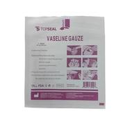 TOPSEAL PARAFFIN GAUZE DRESSING 10CM X 10CM 1PC WOUND DRESSING GAUZE STERILE
