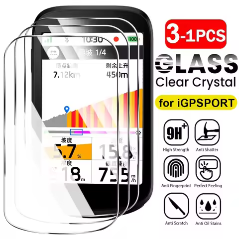 1-3PCS Screen Protectors for IGPSPORT BSC500/BSC300/300T/BSC100/100S/BSC200/200S HD 9H Tempered Glas