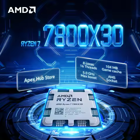 NEW AMD Ryzen 7 7800X3D 8-Core 16-Thread AM5 120W 5NM L3=96M Applicable to B650 4.2GHz R7 7800X3D Ga