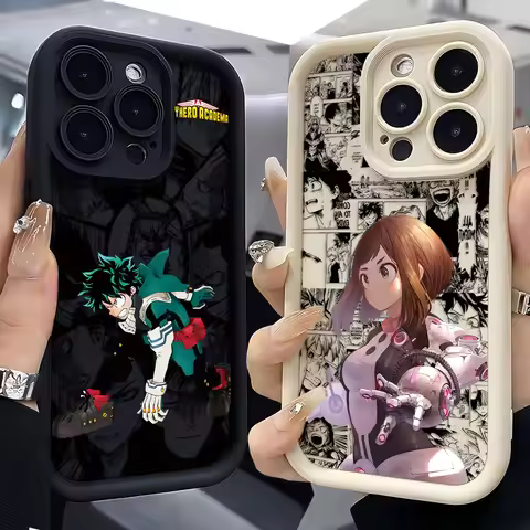 HOT Anime My Heros Academias Phone Case for Samsung S26 S25 S24 S23 S22 S21 F06 M16 Note 20 FE Plus 